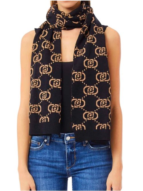 monogram logo scarf Liu Jo | 2F5004M0300.09N37